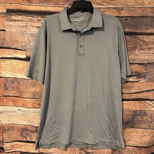 Bobby Jones Mens Large  Gray Polo Brookshire Charity Golf 1928 Event Shirt